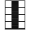 PRZEGRODA/REGAŁ CZARNA 100X24X140CM