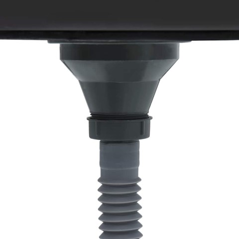 ZLEW KUCHENNY Z OCIEKACZEM SREBRNY 600X500X155MM STAL