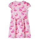 SUKIENKA DZIECIĘCA JASNORÓŻOWA 128