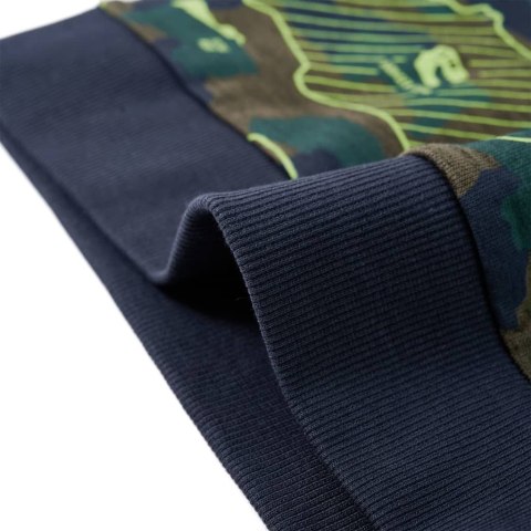 BLUZA DZIECIĘCA CIEMNE KHAKI MELANŻ 140