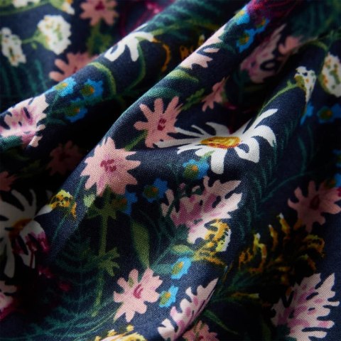 SUKIENKA DZIECIĘCA Z DŁUGIMI RĘKAWAMI CIEMNONIEBIESKA 128