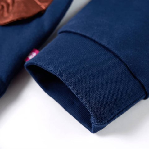 BLUZA DZIECIĘCA GRANATOWA 128