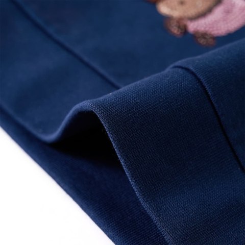 BLUZA DZIECIĘCA GRANATOWA 128