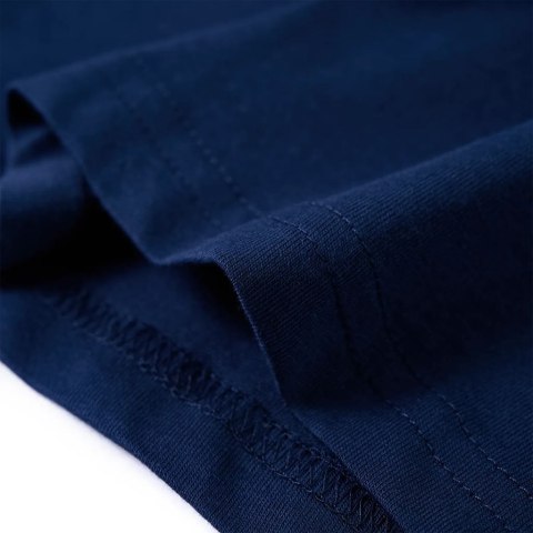 KOSZULKA DZIECIĘCA Z DŁUGIMI RĘKAWAMI GRANATOWA 128