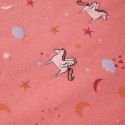 PIŻAMA DZIECIĘCA Z DŁUGIMI RĘKAWAMI RÓŻ 128