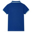 Koszulka dziecięca polo, ciemnoniebieska, 140