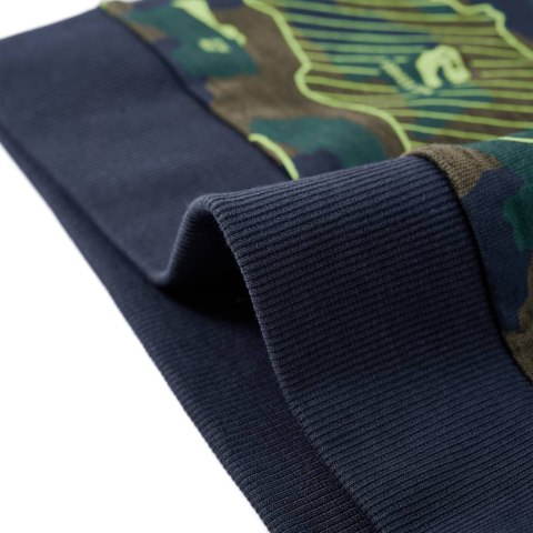 BLUZA DZIECIĘCA CIEMNE KHAKI MELANŻ 116