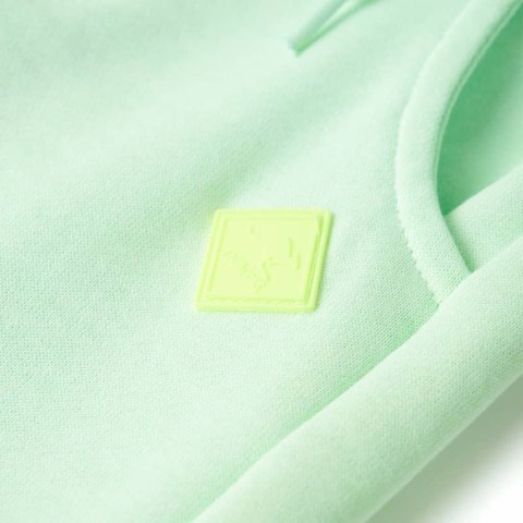 DZIECIĘCE SPODNIE DRESOWE JASNOZIELONE 140