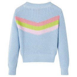 SWETER DZIECIĘCY Z DZIANINY NIEBIESKI 104