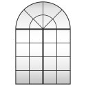 LUSTRO ŚCIENNE CZARNE 80X120CM ZAKOŃCZONE ŁUKIEM ŻELAZO