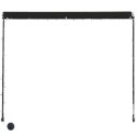 MARKIZA ZWIJANA Z LED 350X150CM ANTRACYTOWA