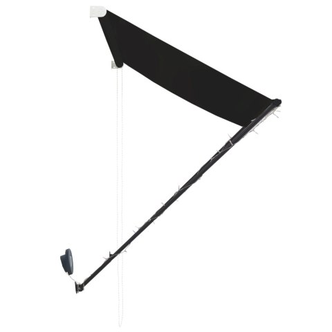 MARKIZA ZWIJANA Z LED 350X150CM ANTRACYTOWA