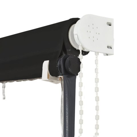 MARKIZA ZWIJANA Z LED 350X150CM ANTRACYTOWA