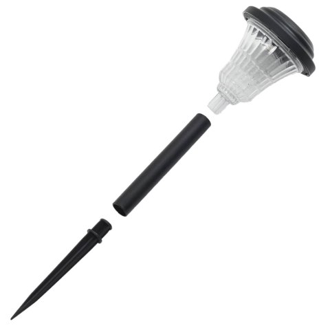 SOLARNE LAMPKI OGRODOWE LED 12 SZT. KOLEC BIAŁE ŚWIATŁO IP44