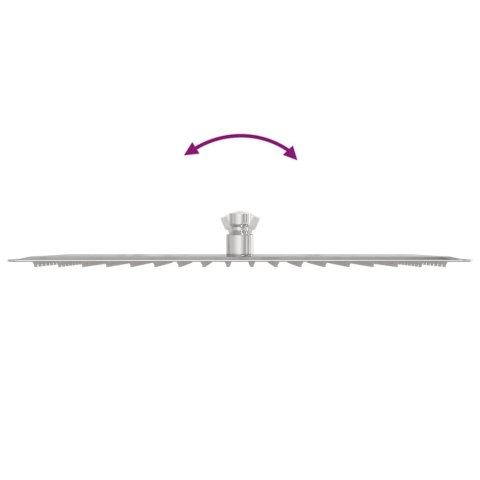 DESZCZOWNICA PRYSZNICOWA STAL NIERDZEWNA 304 PROSTOKĄTNA