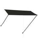 MARKIZA ZWIJANA Z LED 300X150CM ANTRACYTOWA