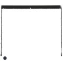 MARKIZA ZWIJANA Z LED 300X150CM ANTRACYTOWA