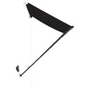 MARKIZA ZWIJANA Z LED 300X150CM ANTRACYTOWA