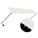 MARKIZA ZWIJANA Z LED 350X150CM KREMOWA