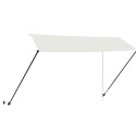 MARKIZA ZWIJANA Z LED 350X150CM KREMOWA