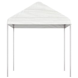 NAMIOT OGRODOWY Z DACHEM BIAŁY 2,28X2,23X2,69M POLIETYLEN