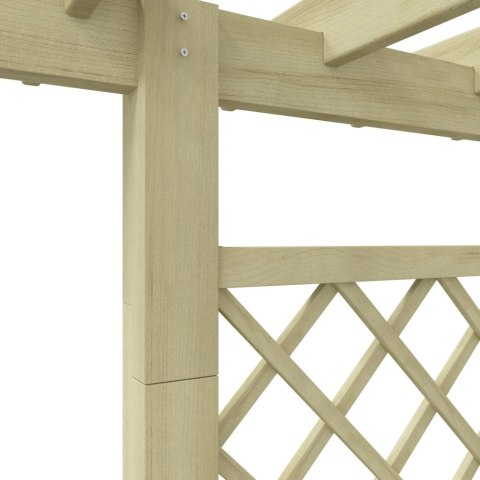 PERGOLA Z DONICĄ 162X 56X 204CM DREWNO