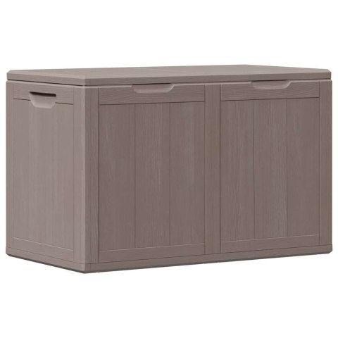 SKRZYNIA OGRODOWA 180 L BRĄZOWA PP WYGLĄD DREWNA