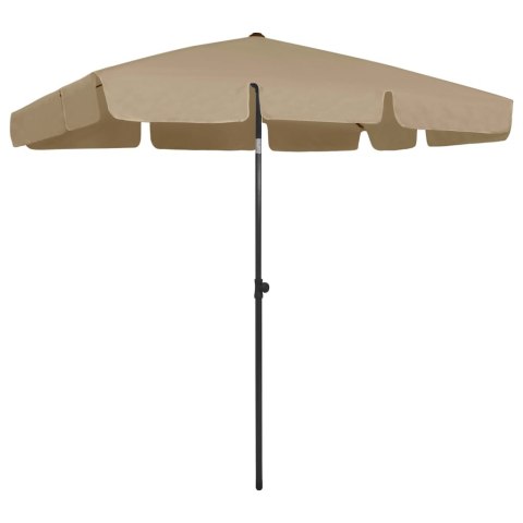 PARASOL PLAŻOWY TAUPE 200X125CM