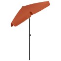 PARASOL PLAŻOWY TERAKOTA 180X120CM