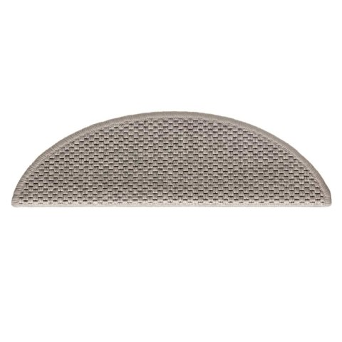 SAMOPRZYLEPNE NAKŁADKI NA SCHODY 15 SZT. 56X17X3CM SREBRNE
