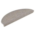 SAMOPRZYLEPNE NAKŁADKI NA SCHODY 15 SZT. 65X21X4CM SREBRNE