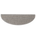 SAMOPRZYLEPNE NAKŁADKI NA SCHODY 15 SZT. 65X21X4CM SREBRNE