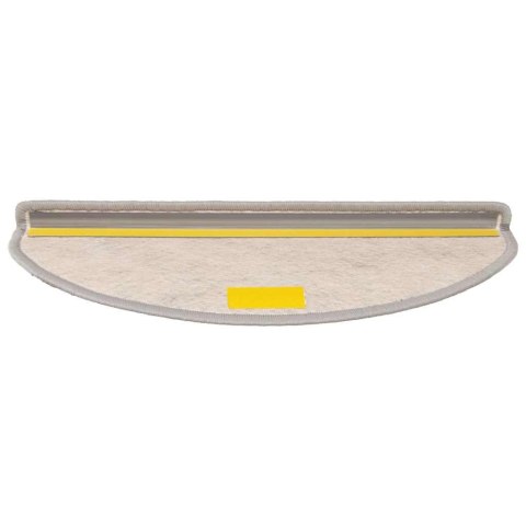 SAMOPRZYLEPNE NAKŁADKI NA SCHODY 15 SZT. 65X21X4CM SREBRNE
