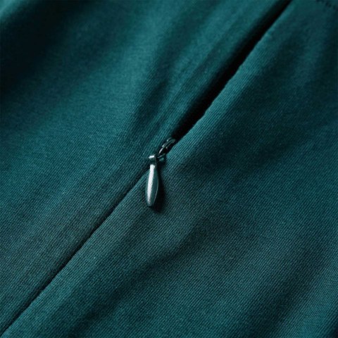 SUKIENKA DZIECIĘCA Z DŁUGIMI RĘKAWAMI CIEMNOZIELONA 128