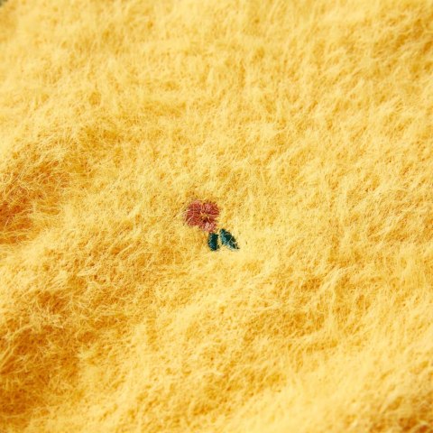 SWETER DZIECIĘCY Z DZIANINY OCHRA 92