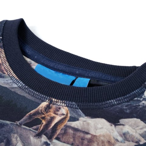 BLUZA DZIECIĘCA GRANATOWA 140