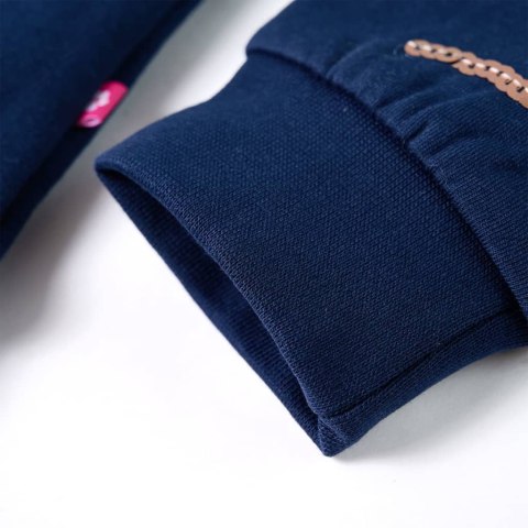 BLUZA DZIECIĘCA GRANATOWA 140