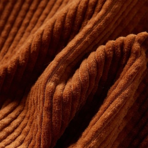 SPÓDNICZKA DZIECIĘCA Z KIESZENIAMI SZTRUKSOWA KONIAKOWA 116