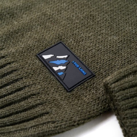 SWETER DZIECIĘCY Z DZIANINY KHAKI 128