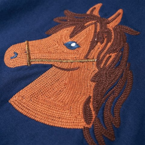 BLUZA DZIECIĘCA Z KAPTUREM GRANATOWA 92