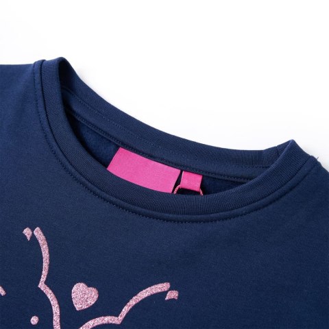 DZIECIĘCA SUKIENKA DRESOWA GRANATOWA 92