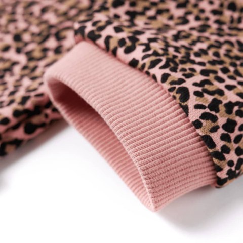 DZIECIĘCA SUKIENKA DRESOWA SUBTELNY RÓŻ 104