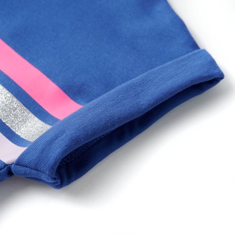 SUKIENKA DZIECIĘCA ŚCIĄGANA SZNURKIEM KOBALTOWA 128