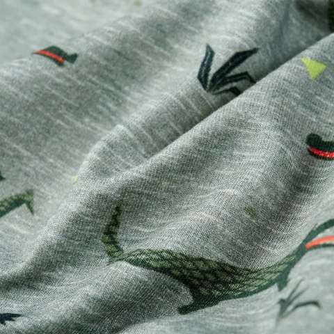 BLUZA DZIECIĘCA JASNE KHAKI MELANŻOWE 140