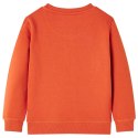 BLUZA DZIECIĘCA POMARAŃCZOWA 128