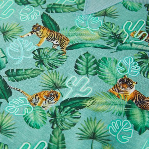 BLUZA DZIECIĘCA JASNOZIELONY MELANŻ 140