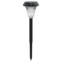 SOLARNE LAMPKI OGRODOWE Z KOLCEM LED 12 SZT BIAŁE ŚWIATŁO IP44