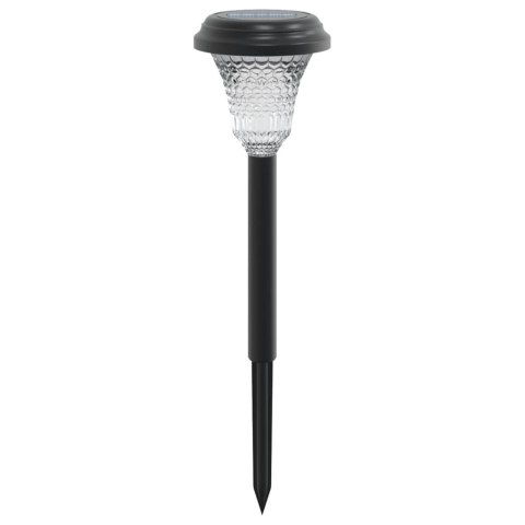 SOLARNE LAMPKI OGRODOWE Z KOLCEM LED 12 SZT BIAŁE ŚWIATŁO IP44