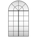 LUSTRO ŚCIENNE CZARNE 80X140CM ZAKOŃCZONE ŁUKIEM ŻELAZO