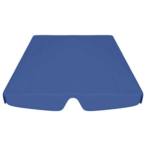 ZADASZENIE DO HUŚTAWKI OGRODOWEJ NIEBIESKIE 188/168X145/110CM